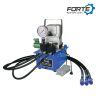 Bơm điện thủy lực 700 bar FORTE ZCB-700D3 FT, dung tích 7L, 3 ống dầu.
